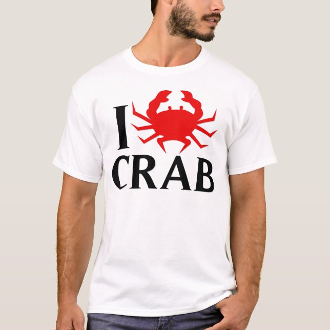 Jag älskar krabban tröja (Framsida)