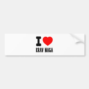 Jag älskar Krav Maga Bildekal
