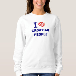 Jag älskar kroatiska människor t shirt