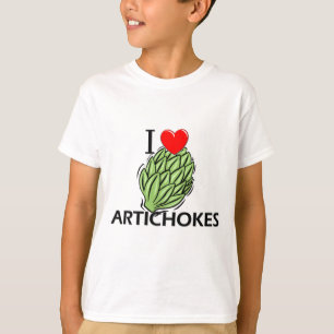 Jag älskar kronärtskockor t shirt