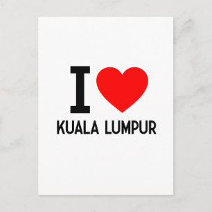 Jag älskar Kuala Lumpur Vykort