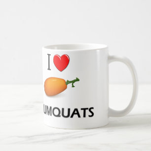Jag älskar Kumquats Kaffemugg