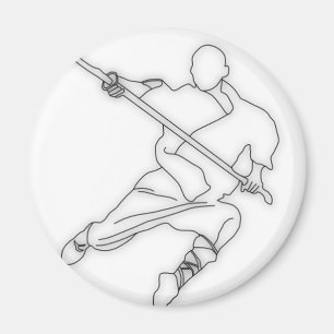 Jag älskar kung fu 2 magnet