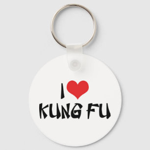 Jag älskar Kung Fu-nyckelring Nyckelring