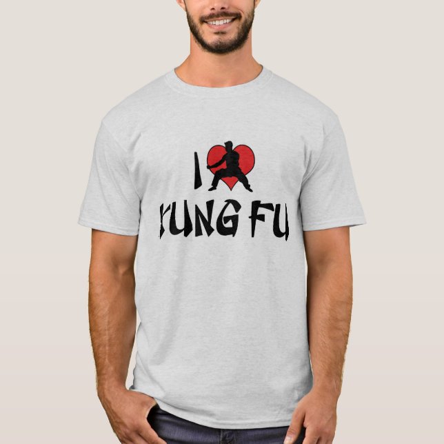 Jag älskar Kung Fu T-Shirt (Framsida)