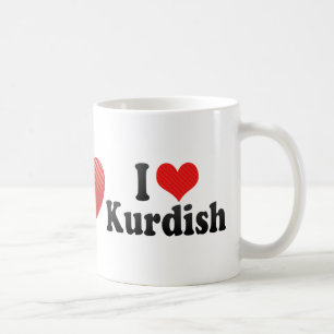 Jag älskar Kurdish Kaffemugg
