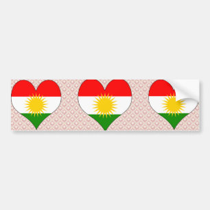 Jag älskar kurdistanen bildekal