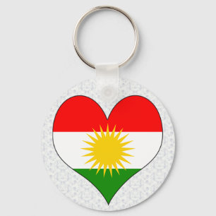 Jag älskar kurdistanen nyckelring