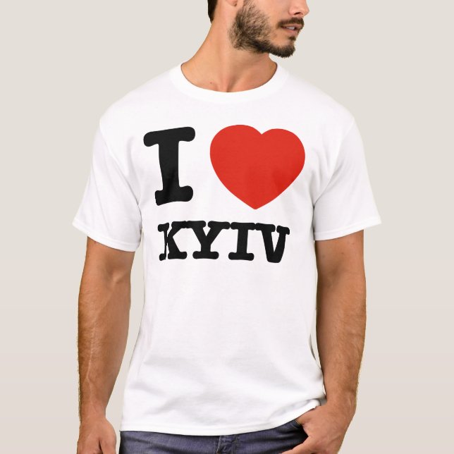 Jag älskar Kyiv T-shirt (Framsida)