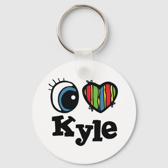 Jag älskar Kyle Nyckelring (Framsida)