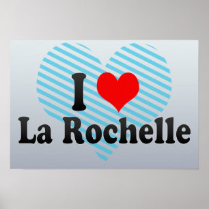 Jag älskar La Rochelle, frankrike Poster