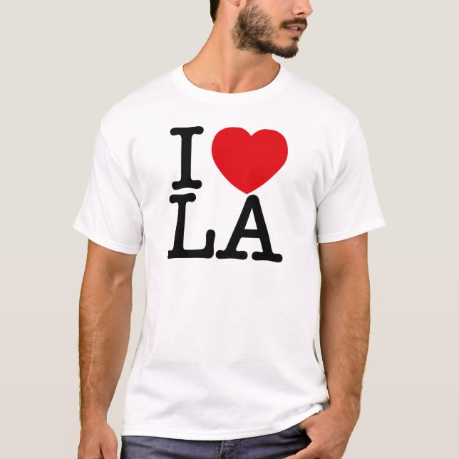 Jag älskar LA T-shirt (Framsida)