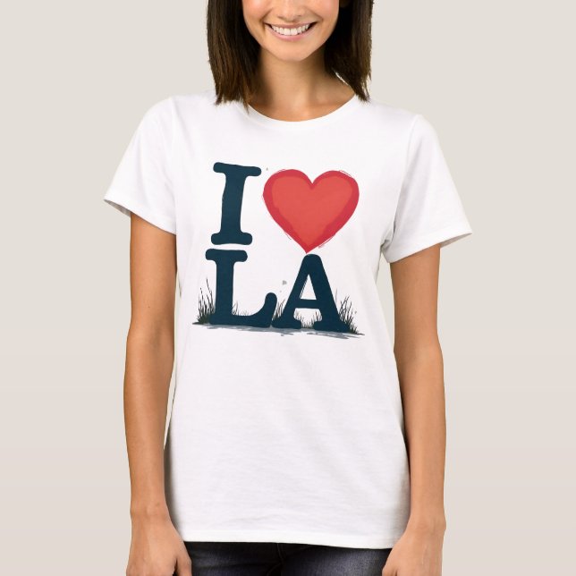 Jag älskar LA T Shirt (Framsida)