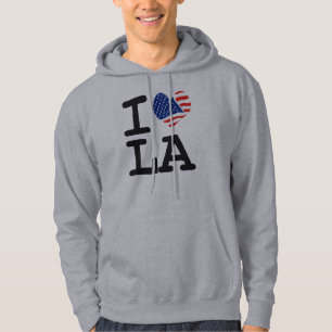 Jag älskar LA Tröja Med Luva