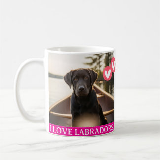 Jag älskar labradorermugg kaffemugg