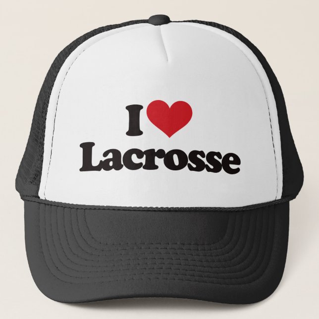 Jag älskar Lacrosse Keps (Framsida)