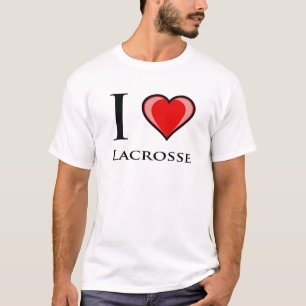 Jag älskar Lacrosse Tee Shirt