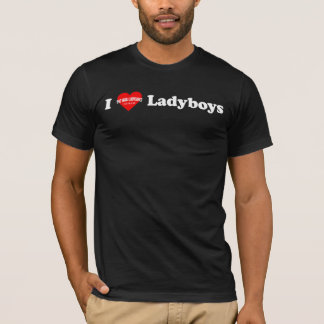 Jag älskar Ladyboys T Shirt