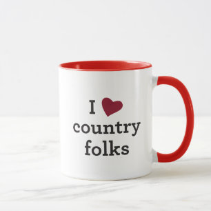 Jag älskar land mugg