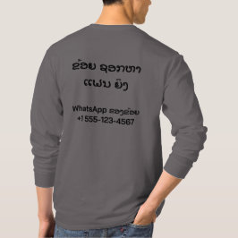 Jag älskar Laos och jag letar efter en flickvän T Shirt