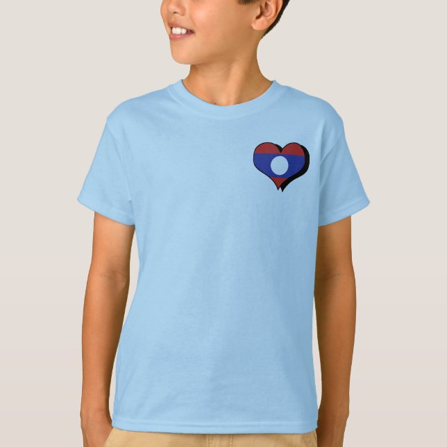 Jag älskar Laos T-Shirt (Framsida)