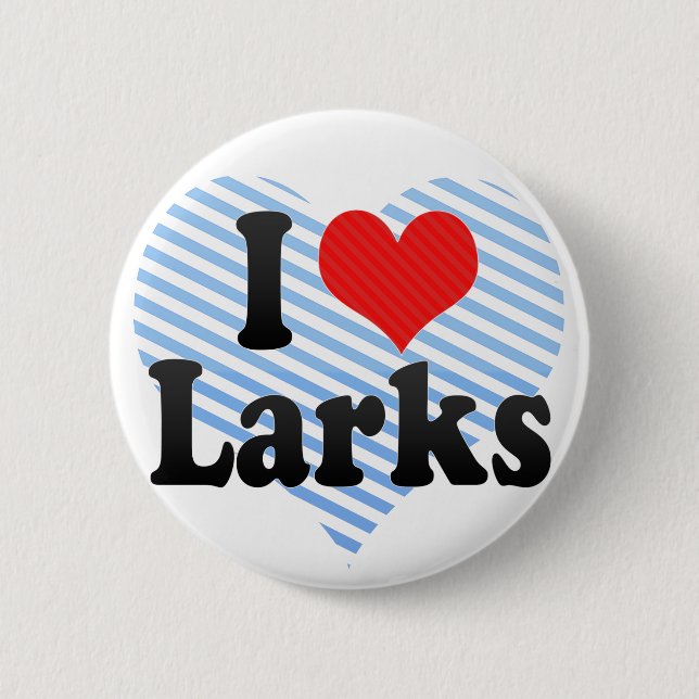 Jag älskar Larks Knapp (Framsida)