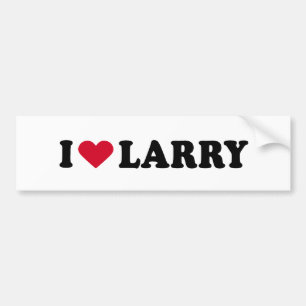 JAG ÄLSKAR LARRY BILDEKAL