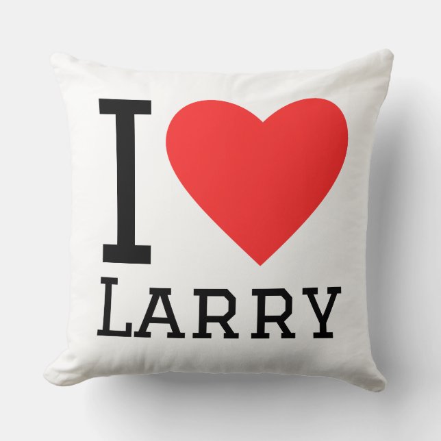 Jag älskar larry kudde (Framsida)