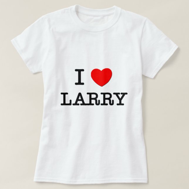 Jag älskar Larry Tee (Design framsida)