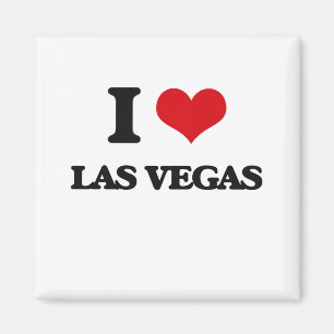 Jag älskar Las Vegas Magnet