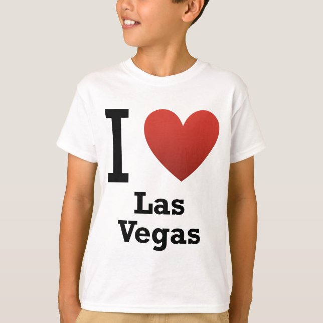 Jag älskar Las Vegas T-shirt (Framsida)