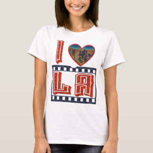 Jag älskar LAskjortan, Kalifornien, stadsfotoet, T Shirt
