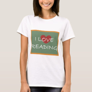 Jag älskar läsning t shirt