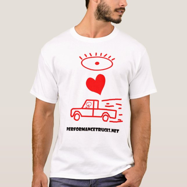 JAG ÄLSKAR lastbilar (1) Tee (Framsida)