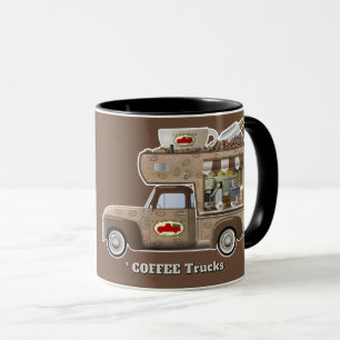 Jag älskar lastbilar (kaffebilar) mugg