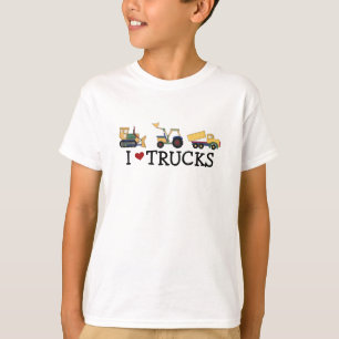 Jag älskar lastbilar t-shirt