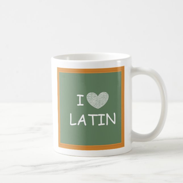 Jag älskar latin kaffemugg (Höger)