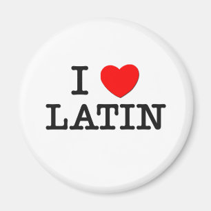 Jag älskar LATIN Magnet