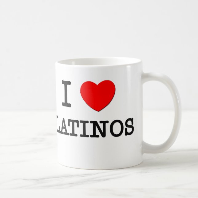 Jag älskar Latinos Kaffemugg (Höger)