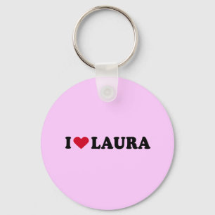 JAG ÄLSKAR LAURA NYCKELRING
