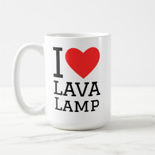 Jag älskar lavalampa kaffemugg
