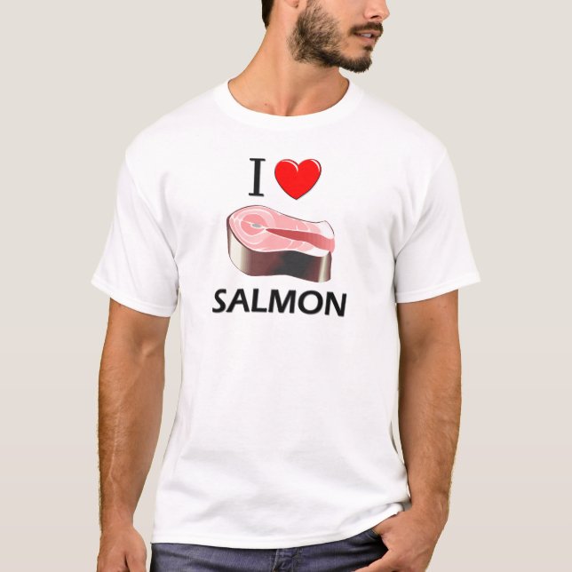 Jag älskar laxen tröja (Framsida)