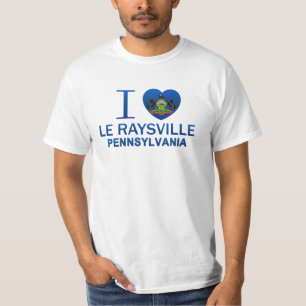 Jag älskar Le Raysville, PA Tee Shirt