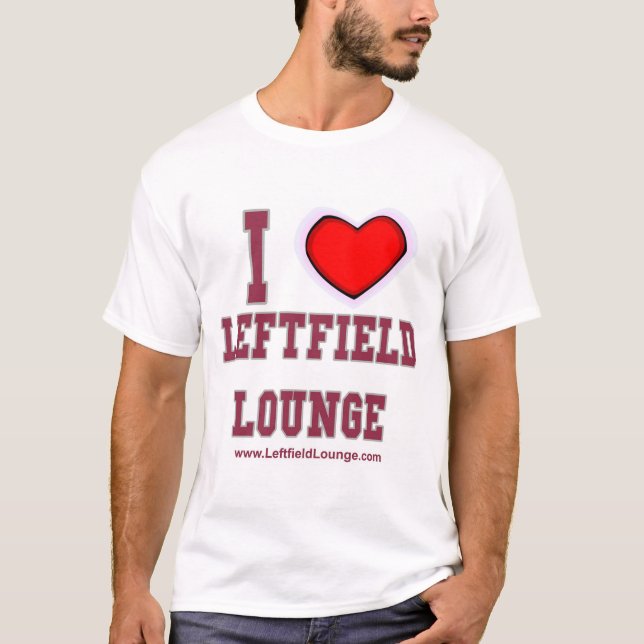 Jag älskar Leftfieldvardagsrumen Tee (Framsida)