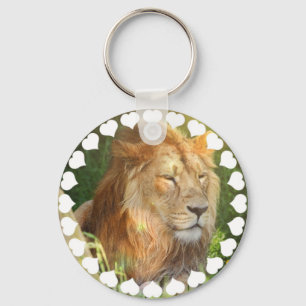Jag älskar lejon Keychain Nyckelring