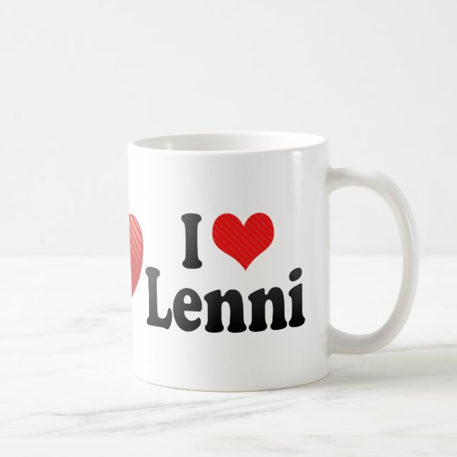 Jag älskar Lenni Kaffemugg (Höger)