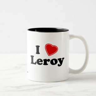 Jag älskar Leroy Två-Tonad Mugg