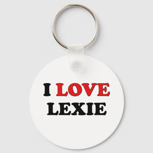 Jag älskar Lexie Nyckelring (Framsida)