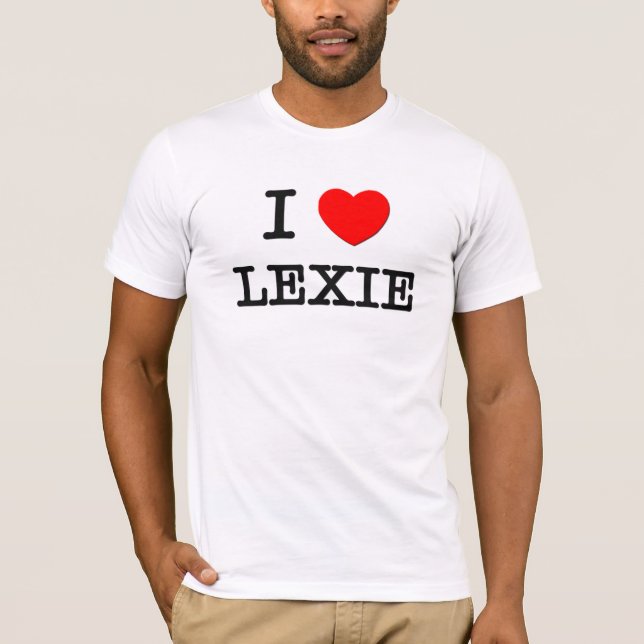 Jag älskar Lexie Tee (Framsida)