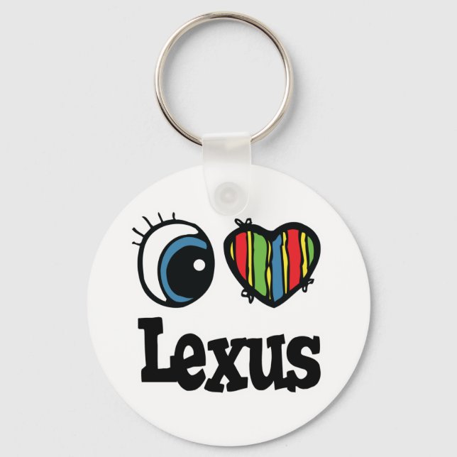 Jag älskar Lexus Nyckelring (Framsida)